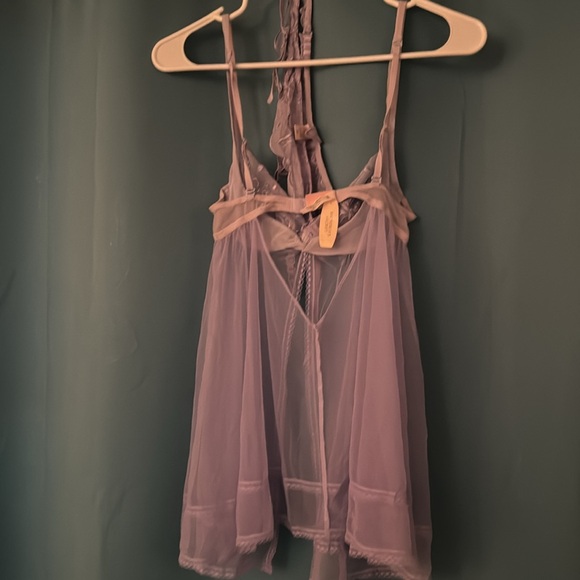 Purple Teddy with Garter - Picture 2 of 14